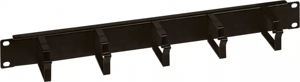 legrand-panneau passe fils linkeo 19pouces 1 axe 1u m�tal avec bracelets guide c�bles (646520)