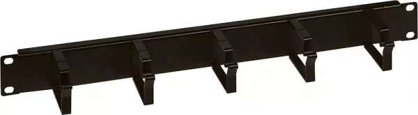 legrand-panneau passe fils linkeo 19pouces 1 axe 2u m�tal avec bracelets guide c�bles (646521)