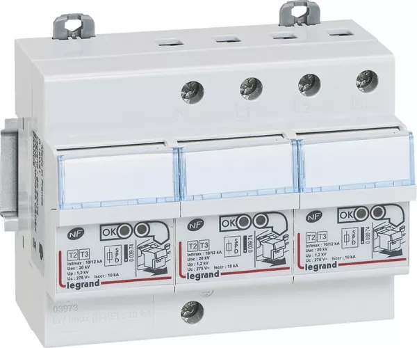 legrand-parafoudre - protection tableau divisionnaire - prot�g� type 2 - 4p (003973)