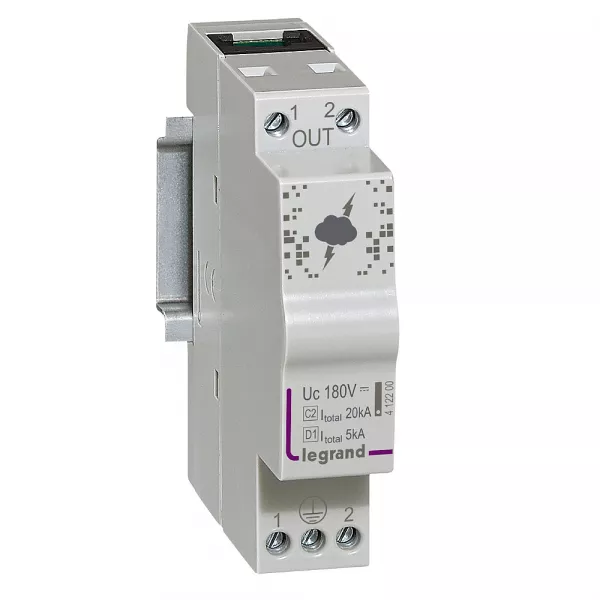 legrand-parafoudre pour ligne t�l�phonique/ligne de communication 10 � 20ka -1 module (412200)
