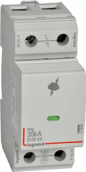 legrand-parafoudre t1 - iimp 35-50 ka/p�le - 440 v~ (it) (412280)