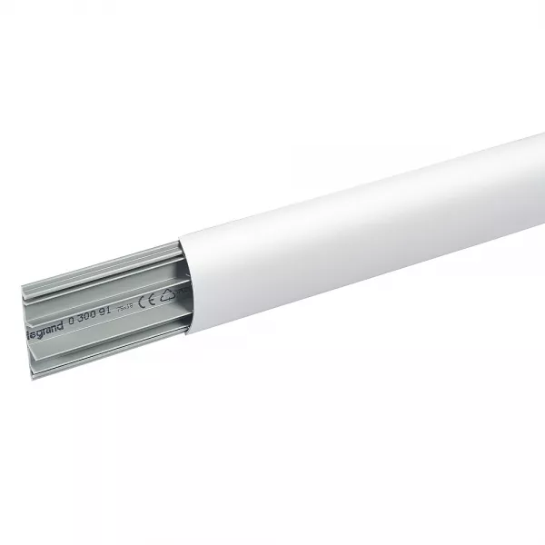 legrand-passage de plancher aluminium 3 compartiments 75x18mm - gris ral7030 (030091)