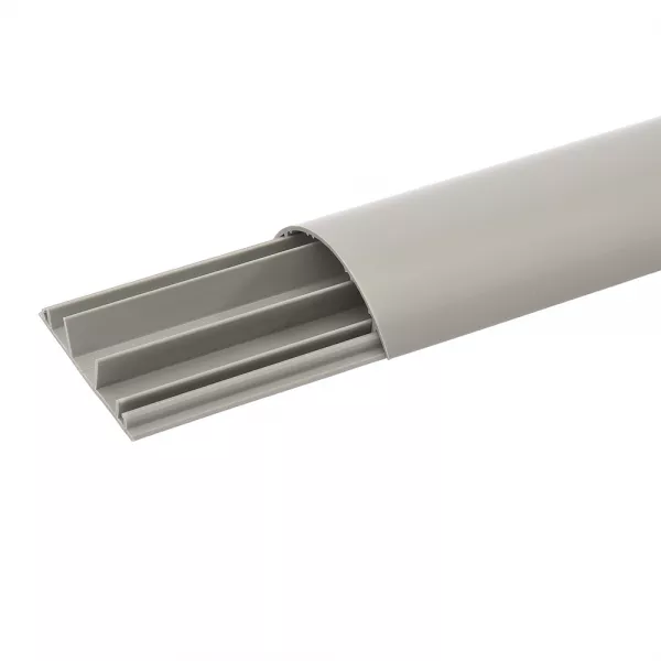 legrand-passage de plancher pvc 3 compartiments 75x18mm - gris ral7030 (030093)