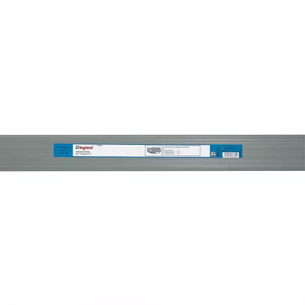 legrand-passage de sol pour c�bles 75x18mm - gris (098245)