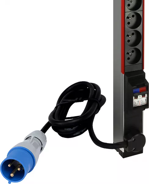 legrand-pdu z�ro-u lcs� monophas� - 24x2p+t - cordon 3m avec fiche 2p+t 32a (646851)