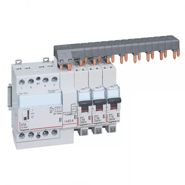 legrand-peigne d\'alimentation 4p t�te de groupe hx� horizontal optimis� - 6 modules (405200)