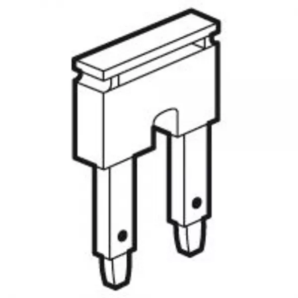 legrand-peigne pour 2 blocs de jonction � ressort viking 3 pas 10mm - rouge (037582)