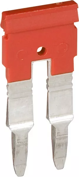 legrand-peigne pour 2 blocs de jonction � vis ou ressort viking 3 pas 5mm - rouge (037502)