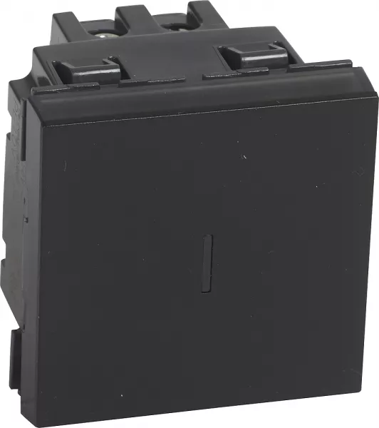 legrand-permutateur 10ax 250v~ mosaic 2 modules - noir mat (079321l)