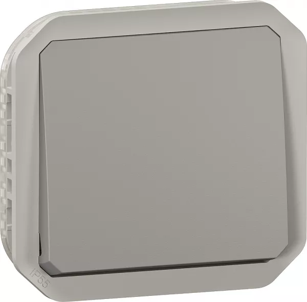 legrand-permutateur plexo composable - finition gris (069521l)
