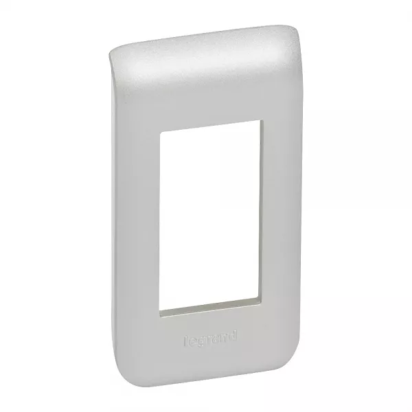 legrand-plaque - mosaic - 1 module - finition alu (079301)