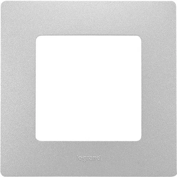 legrand-plaque 1 poste nilo� - argent (096705)