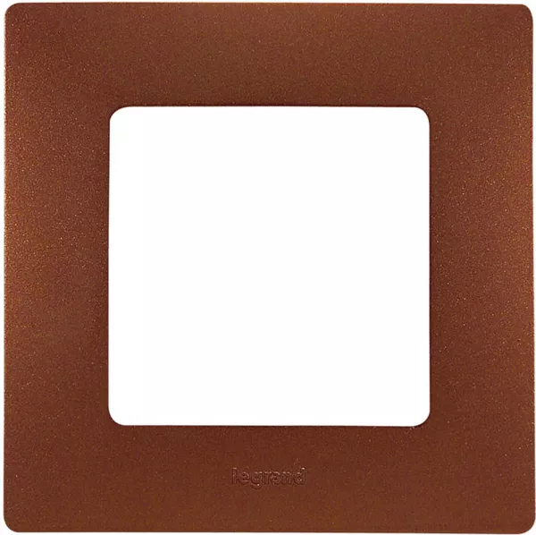 legrand-plaque 1 poste nilo� - cacao (096708)
