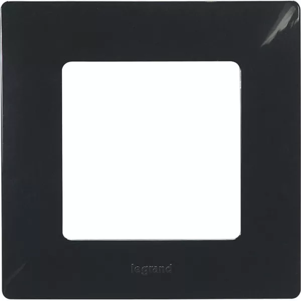 legrand-plaque 1 poste nilo� - onyx (096701)