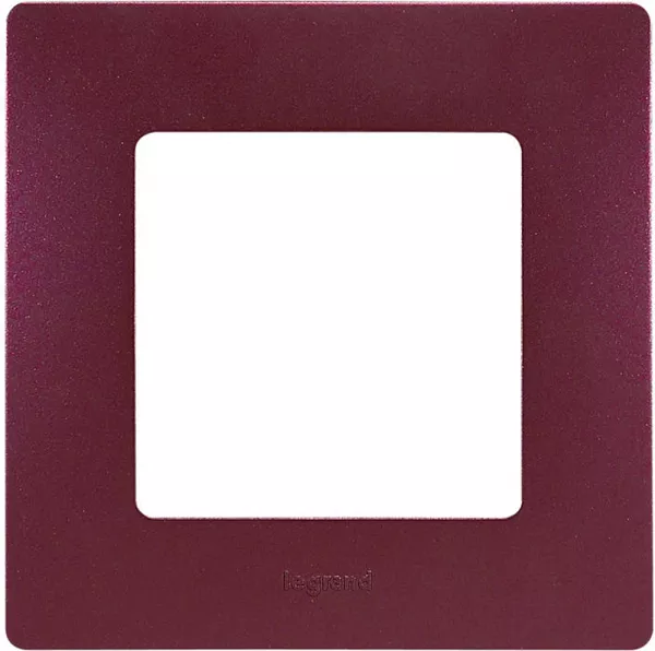 legrand-plaque 1 poste nilo� - prune (096707)