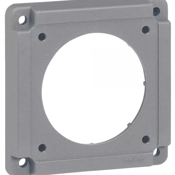 legrand-plaque adaptation hypra - pour socle brochage domestique/coffret de prises (052118)