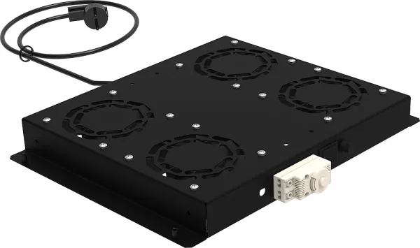 legrand-plaque avec 4 ventilateurs, thermostat analogique et 1 prise 2p+t pour linkeo dc (446901)