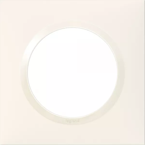 legrand-plaque carr�e dooxie 1 poste finition blanc (600801)