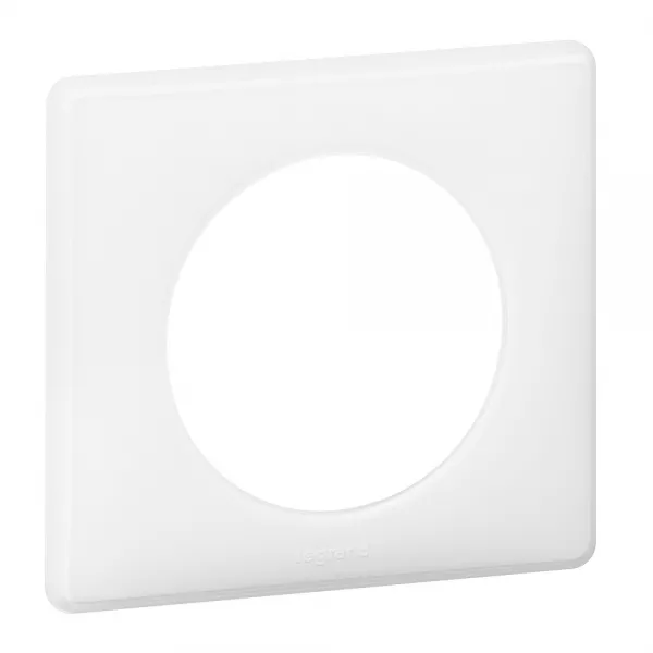legrand-plaque c�liane - finition laqu� blanc - 1 poste (098840)