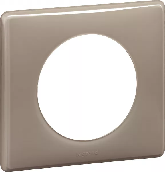 legrand-plaque c�liane - finition laqu� galet - 1 poste (098823)