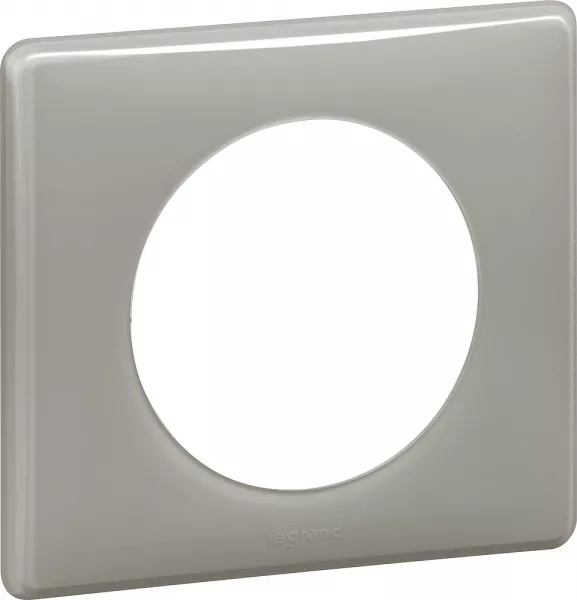 legrand-plaque c�liane - laqu� gris perle - 1 poste (098859)