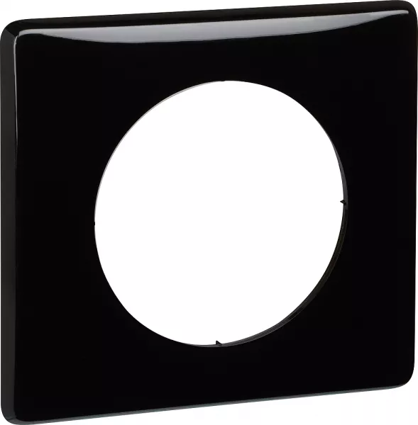 legrand-plaque c�liane -finition laqu� noir - 1 poste (098826)