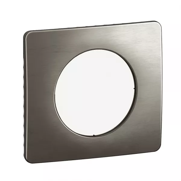 legrand-plaque c�liane 1 poste - acier satin� emballage gd (cp1821)