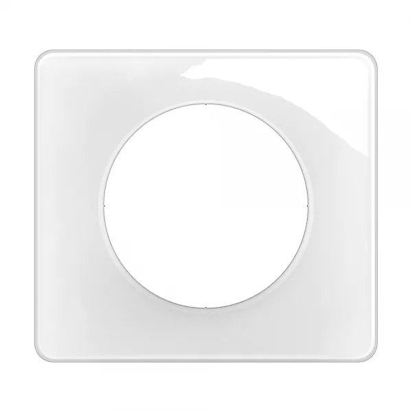 legrand-plaque c�liane 1 poste - blanc emaill� (cp0021)