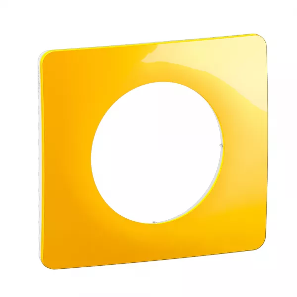 legrand-plaque c�liane 1 poste - jaune safran emballage gd (cp0421)