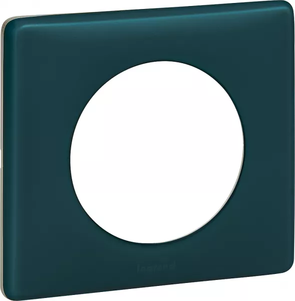 legrand-plaque c�liane 1 poste finition bleu vert (066771)