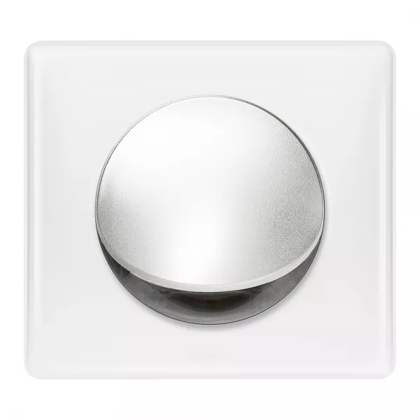 legrand-plaque c�liane laqu� 1 poste - finition blanc (066631)