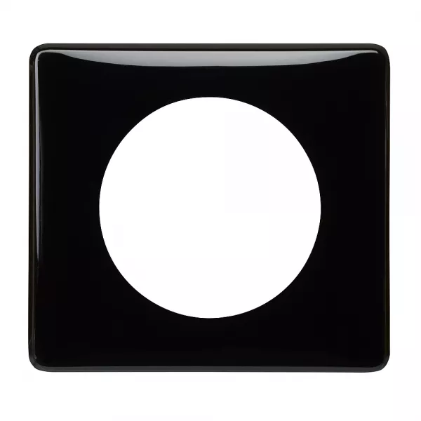 legrand-plaque c�liane laqu� 1 poste - finition noir (066681)