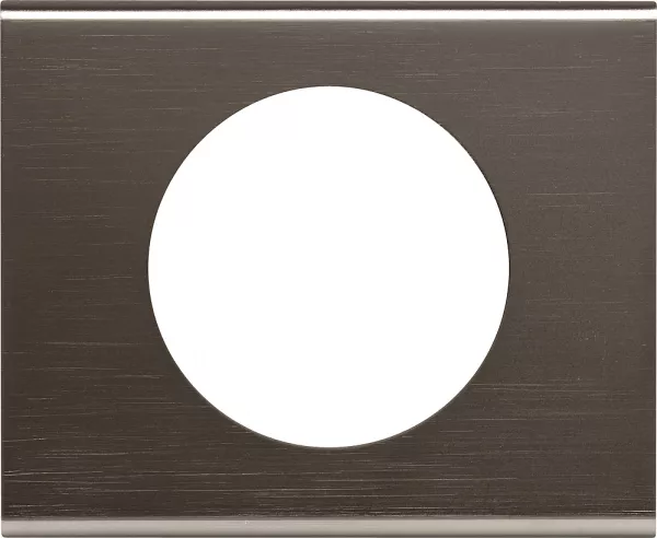 legrand-plaque c�liane mati�res 1 poste - finition black nickel (069031)