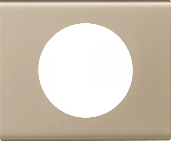 legrand-plaque c�liane mati�res 1 poste - finition nickel velours (069111)