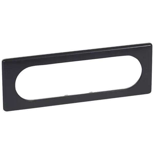 legrand-plaque c�liane m�tal 6 � 8 modules - finition carbone (068986)