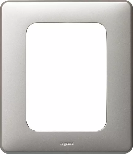 legrand-plaque c�liane m�tal pour �crans tactiles 3,5pouces - finition titane (068916)