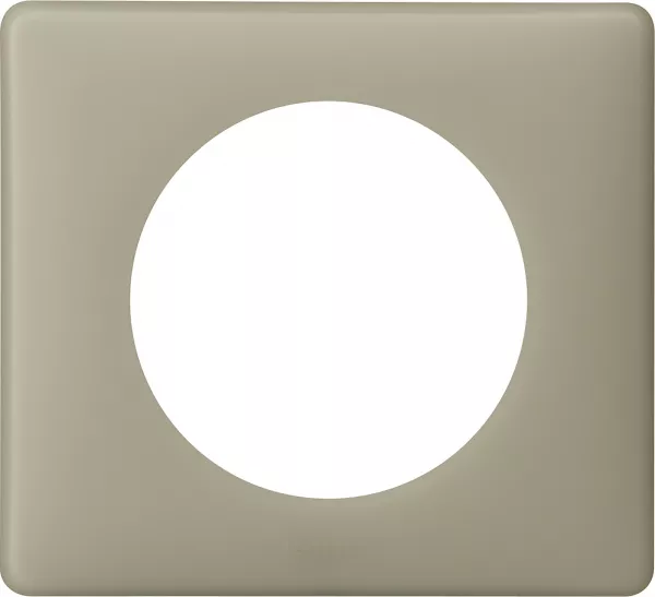 legrand-plaque c�liane poudr� 1 poste - finition argile (066711)