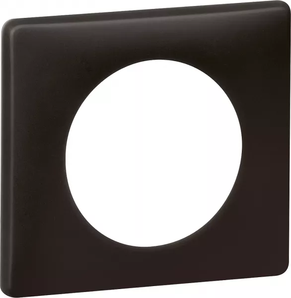 legrand-plaque c�liane poudr� 1 poste - finition basalte (066741)