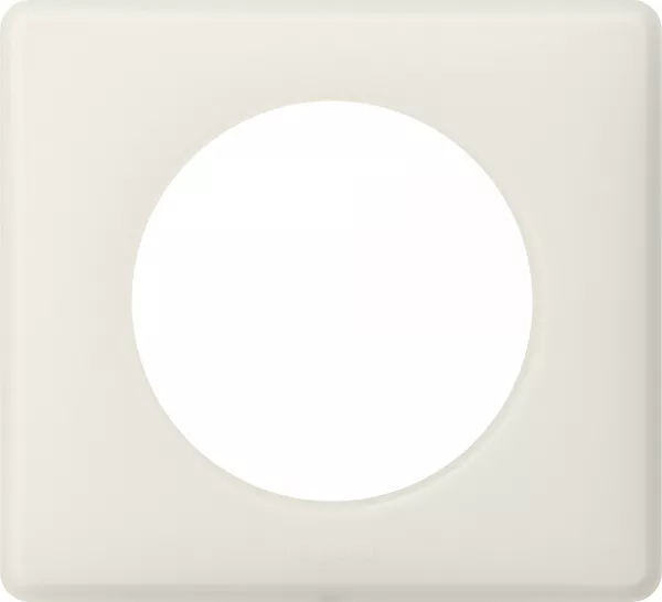 legrand-plaque c�liane poudr� 1 poste - finition craie (066701)