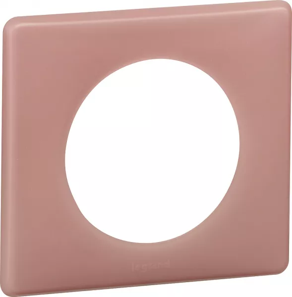 legrand-plaque c�liane poudr� 1 poste - finition vieux rose (066761)