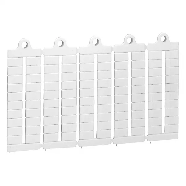 legrand-plaque de 100 rep�res pr�d�coup�s vierges pour bloc de jonction viking 3 pas 6mm (039501)