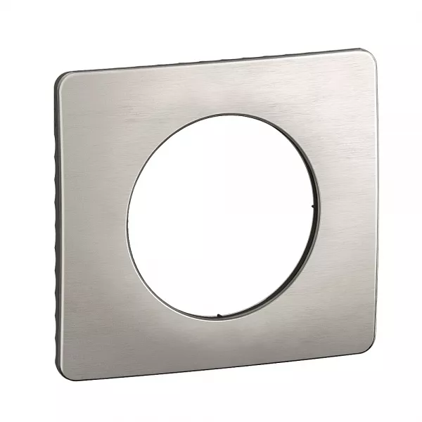 legrand-plaque de finition c�liane 1 poste - alu satin� (cp1701)