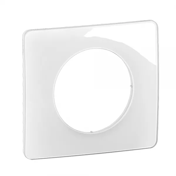 legrand-plaque de finition c�liane 1 poste - blanc emaill� (cp0001)