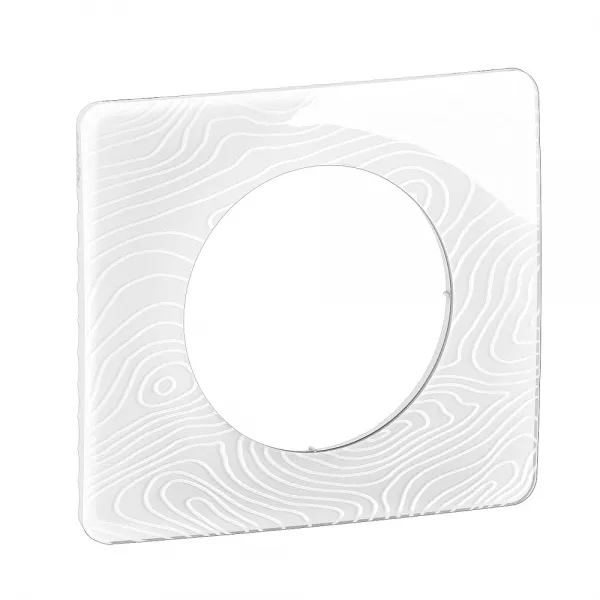 legrand-plaque de finition c�liane 1 poste - blanc relief (cp0601)