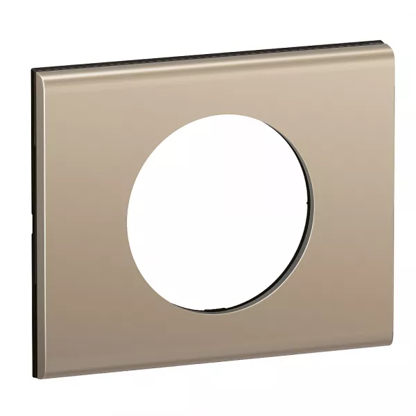 legrand-plaque de finition c�liane 1 poste - nickel satin� (cp2101)