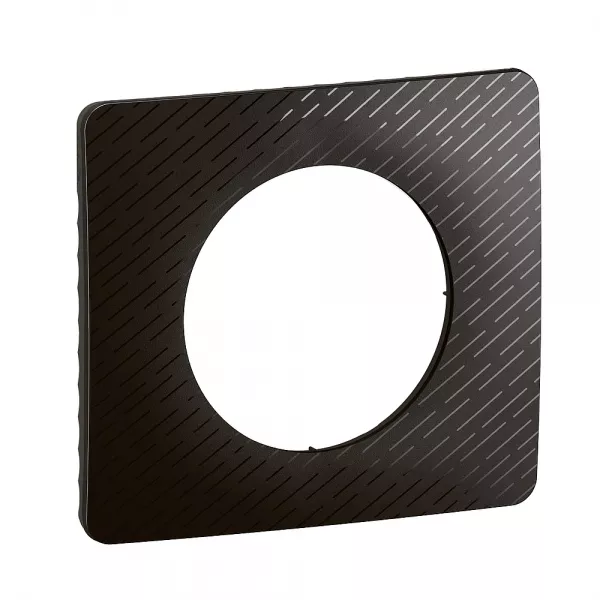 legrand-plaque de finition c�liane 1 poste - noir m�t�ore (cp0701)