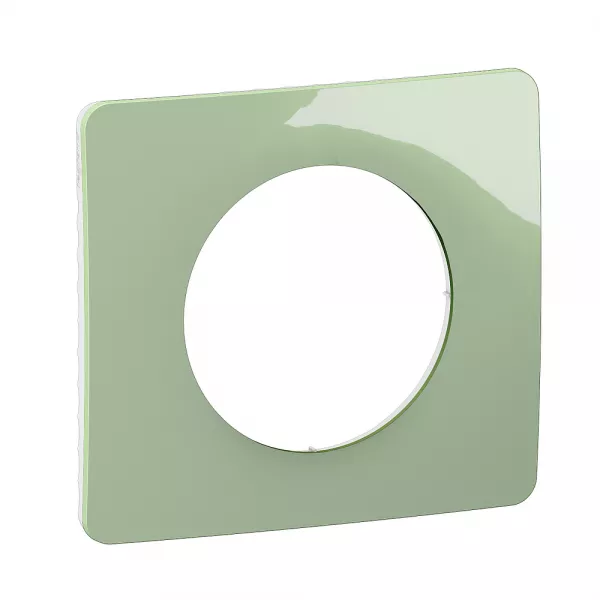legrand-plaque de finition c�liane 1 poste - vert c�ladon (cp0501)