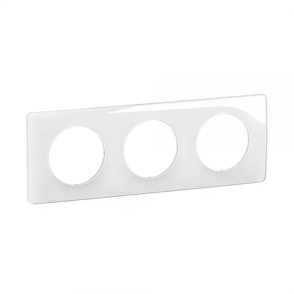 legrand-plaque de finition c�liane 3 postes - blanc emaill� (cp0003)