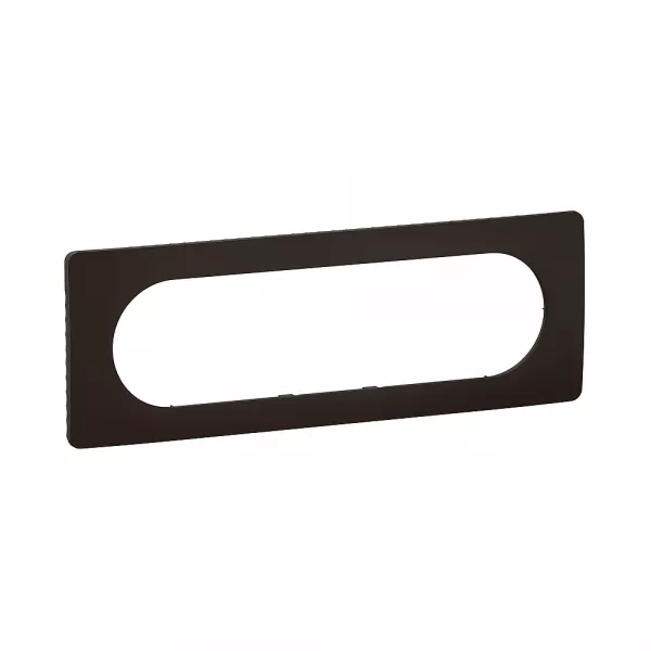 legrand-plaque de finition c�liane 6 � 8 modules - noir mat (cp0111)