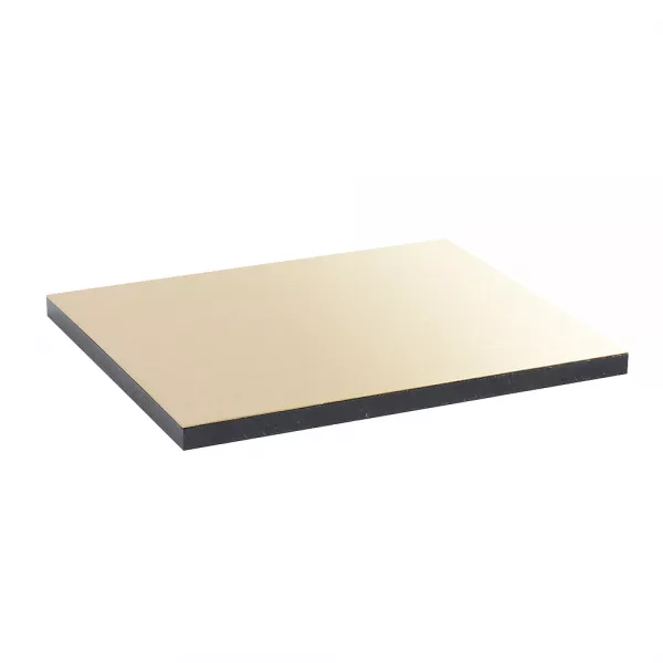 legrand-plaque de finition couvercle m�tal laiton inox - boite de sol std 16/24 modules (088050)